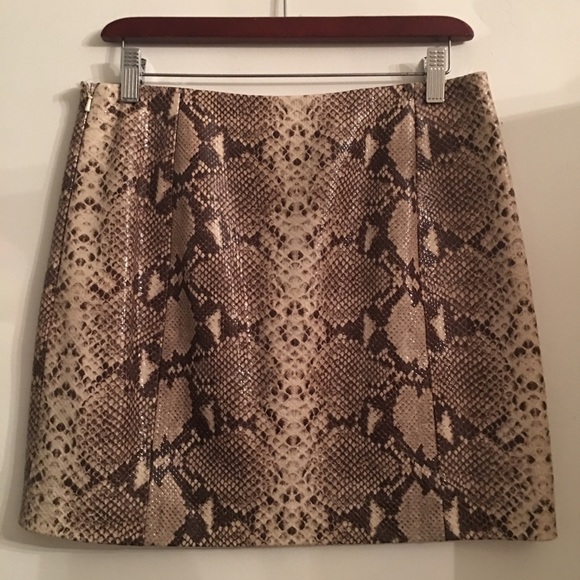 Michael Kors Leather Skirt
